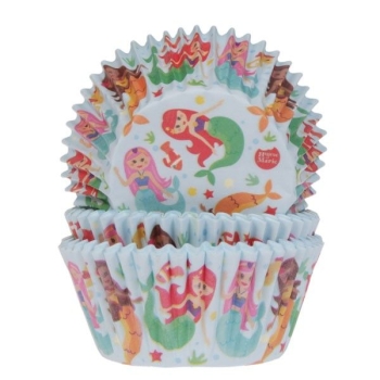 Cupcake Baking Cases - Mermaid
